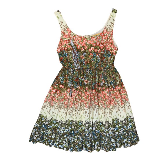 Alice + Olivia XS Floral A Line Mini Dress w/ Removable Cape – Silk Lined – EUC - Picture 4 of 12